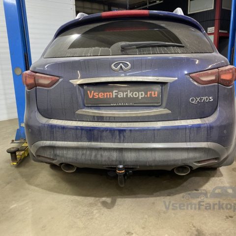 Фаркоп Steinhof I027 Infiniti QX70 2014