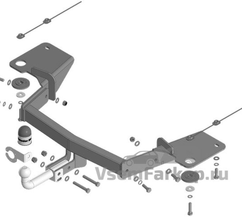 Фаркоп Motodor 99017A Jetour X90 Plus 2021