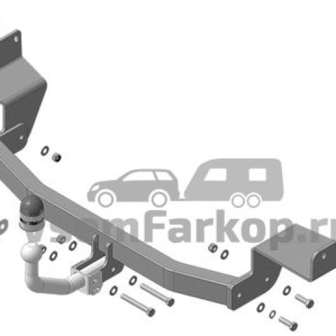 Фаркоп Motodor 91013A Kia Rio рестайлинг 2021