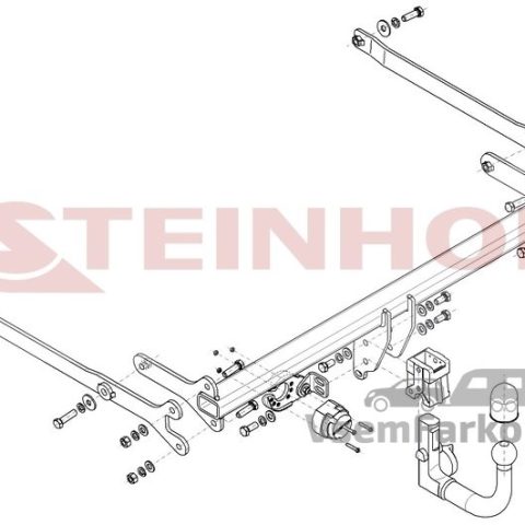 Фаркоп Steinhof M064 Mazda CX-30 2021