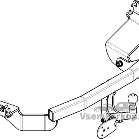Фаркоп AvtoS MI21 Mitsubishi Outlander ХL 2007