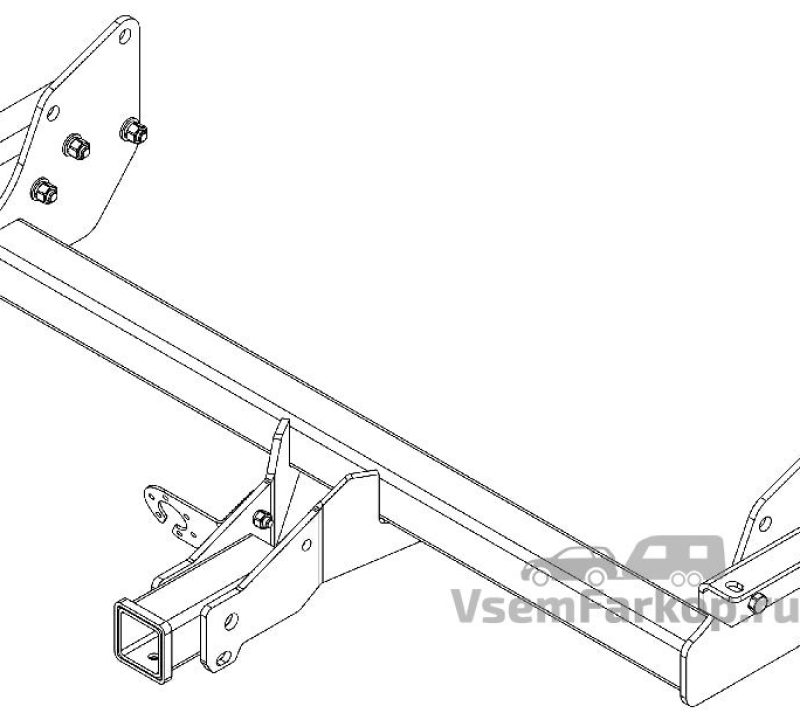 Фаркоп AvtoS MI30 Mitsubishi Pajero 2000
