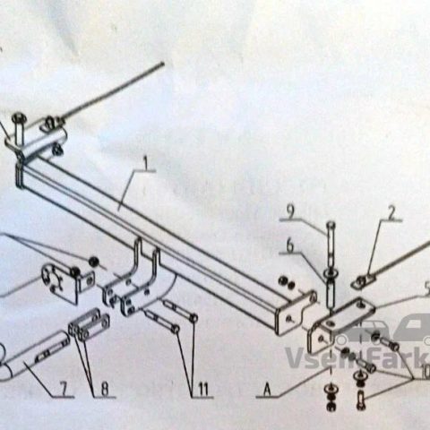 Фаркоп AvtoS OM01 Omoda C5 2021
