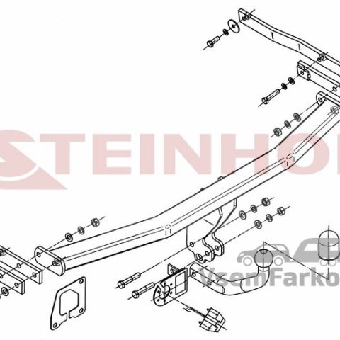 Фаркоп Steinhof R108 Renault Grand Scenic 2004