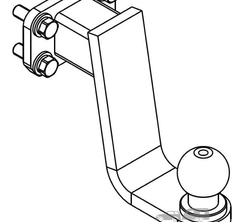 Фаркоп AvtoS TK01 Tank 300 2022