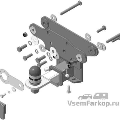 Фаркоп Motodor 93114E Tank 500 2023