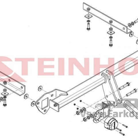 Фаркоп Steinhof S372 Subaru Impreza 2007