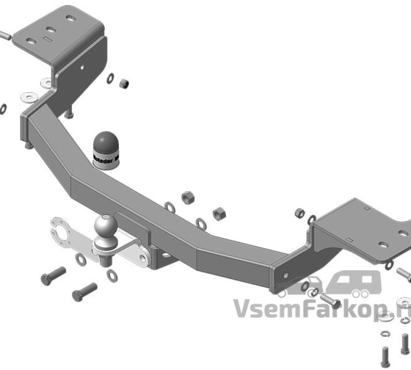 Фаркоп Motodor 92522FE Toyota Fortuner 2017
