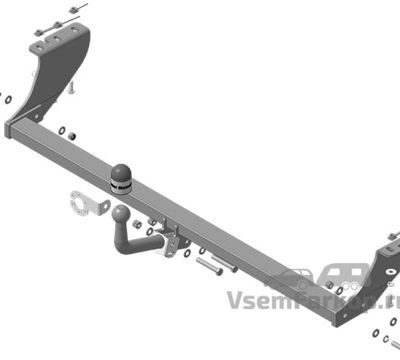 Фаркоп Motodor 92520A Toyota Esquire 2014