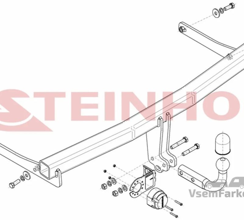 Фаркоп Steinhof V096 Volkswagen Passat CC 2008