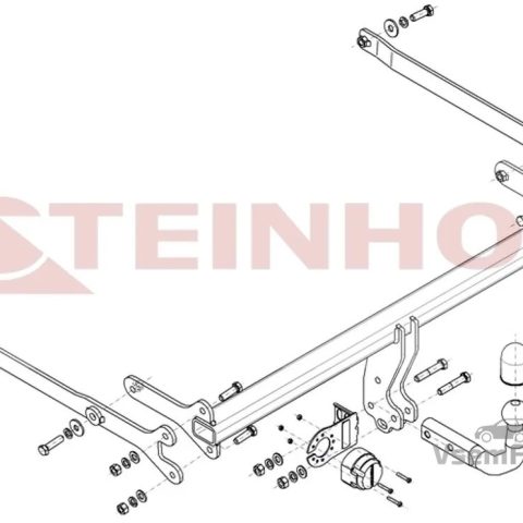 Фаркоп Steinhof M063 Mazda CX-30 2021