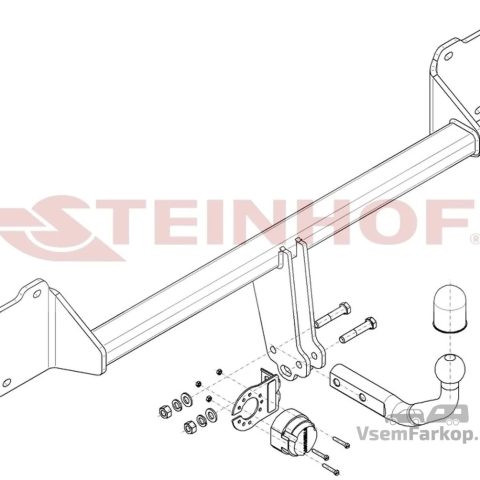 Фаркоп Steinhof M286 Mini Countryman 2010