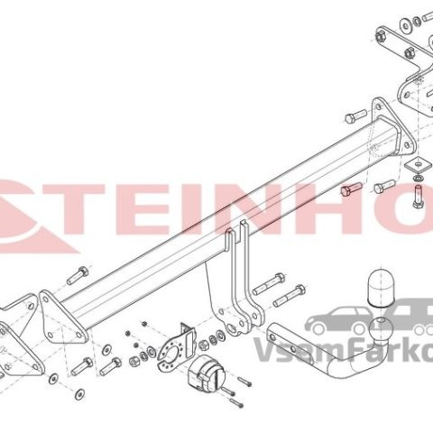 Фаркоп Steinhof A045 Tonale 2022