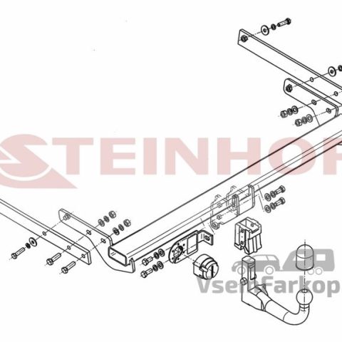 Фаркоп Steinhof F256 Ford Escape 2013