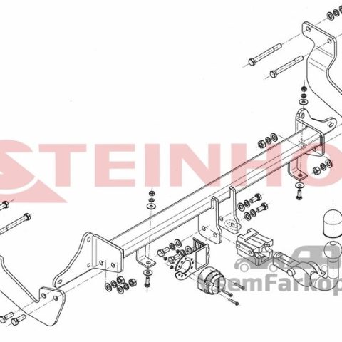 Фаркоп Steinhof F306 Ford Tourneo Courier 2014