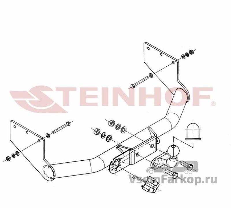Фаркоп Steinhof F296 Ford Transit van 1994
