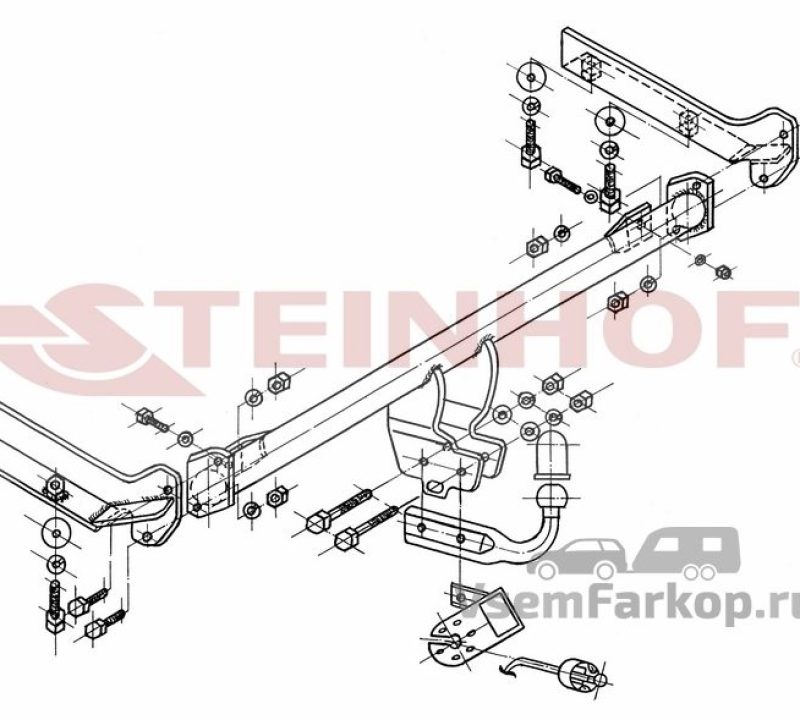 Фаркоп Steinhof H030 Rover 400 1995