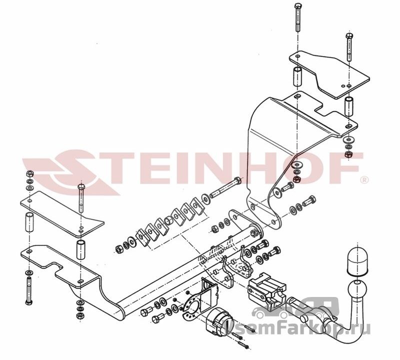 Фаркоп Steinhof S384 Suzuki Swift 2005