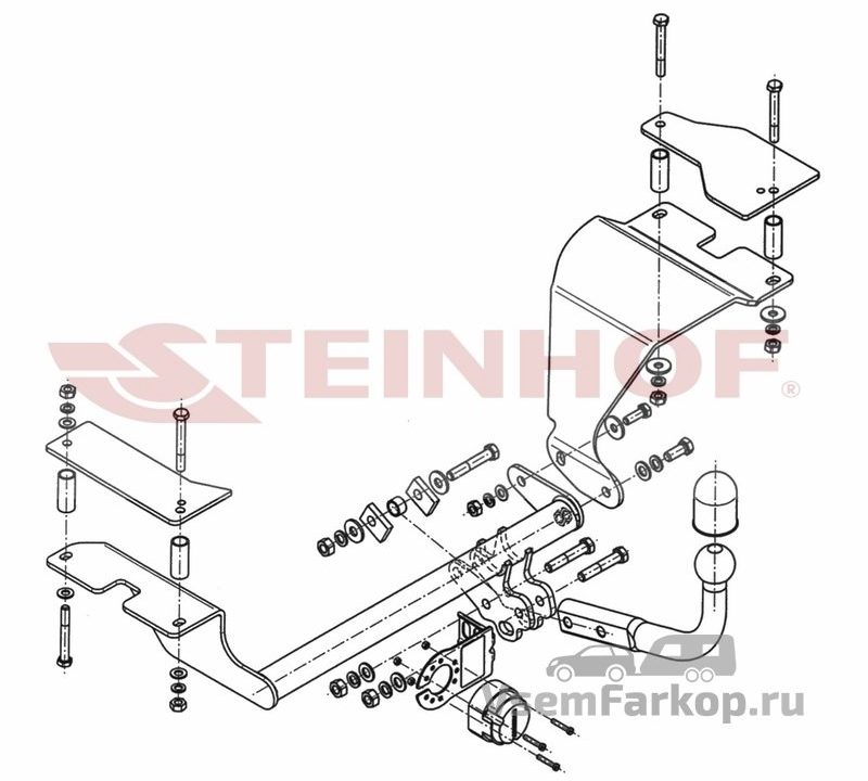 Фаркоп Steinhof S383 Suzuki Swift 2005