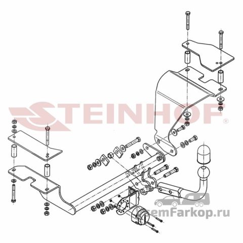 Фаркоп Steinhof S383 Suzuki Swift 2005