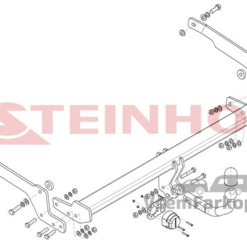Фаркоп Steinhof M068 Mazda CX-60 2022