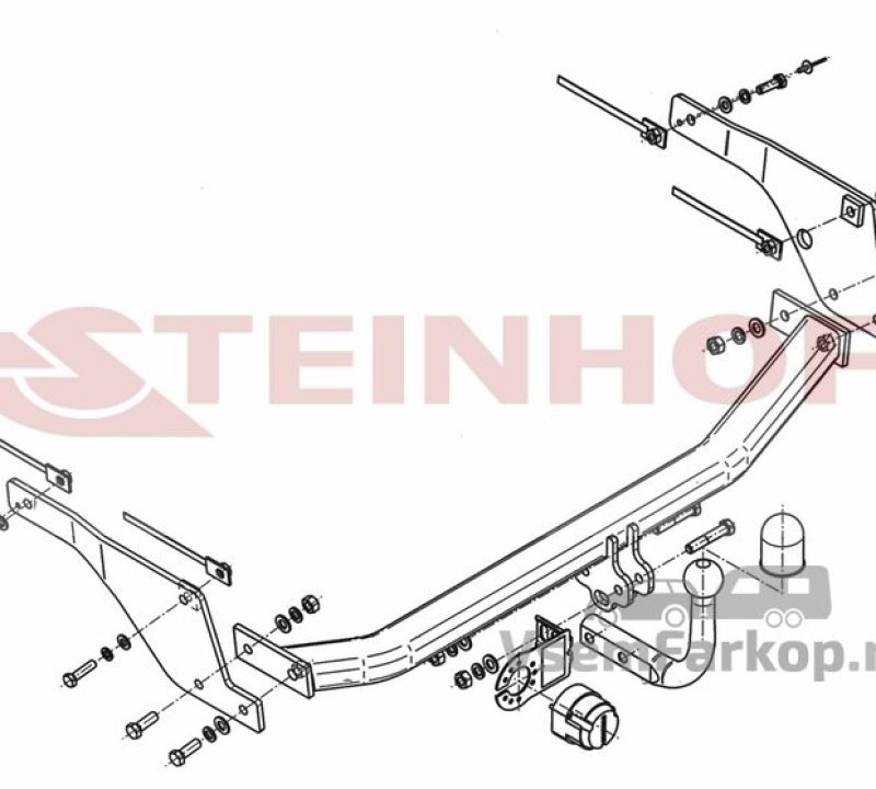 Фаркоп Steinhof M011 Mazda 2 2003