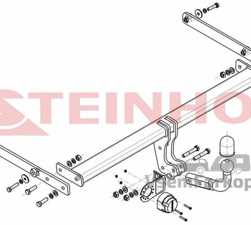 Фаркоп Auto-Hak M046 Mazda 2 2014