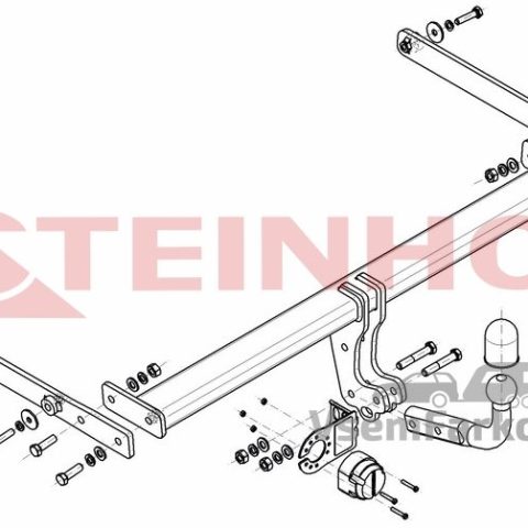 Фаркоп Auto-Hak M046 Mazda 2 2014
