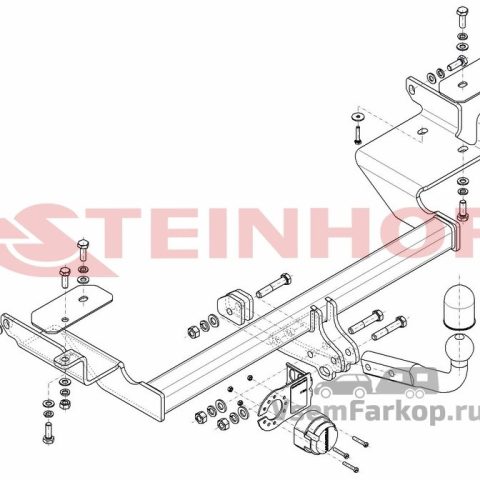 Фаркоп Steinhof V312 Volvo S40 1995