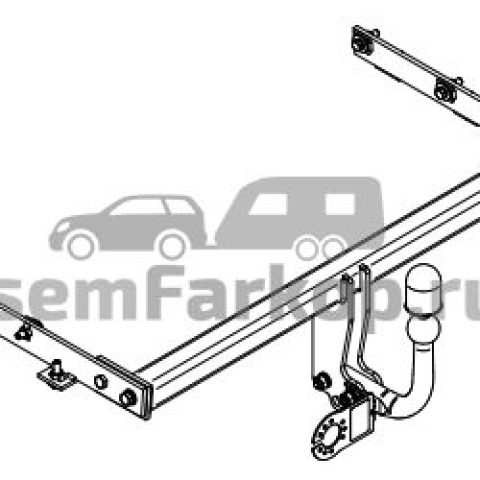 Фаркоп Steinhof N067 Nissan Note 2014