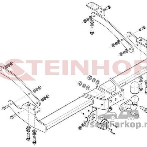 Фаркоп Steinhof R141 Nissan NV300 2016
