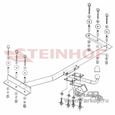 Фаркоп Steinhof O105 Opel Astra F 1991