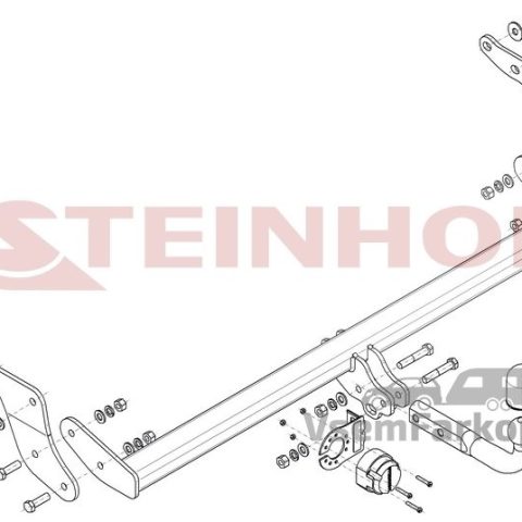 Фаркоп Steinhof R142 Renault Austral 2022