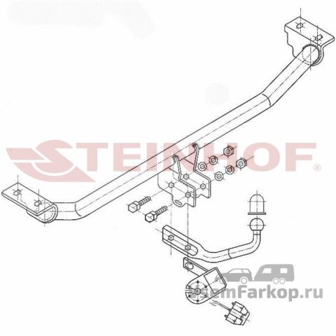Фаркоп Steinhof T100 Toyota Avensis 1997