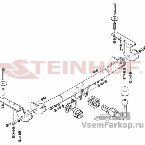 Фаркоп Steinhof T105 Toyota Avensis 2003