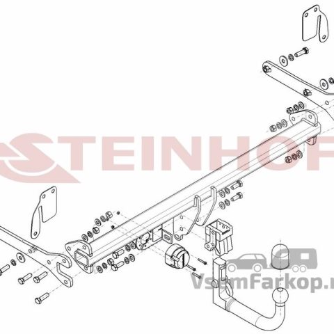 Фаркоп Steinhof T133 Toyota C-HR 2018