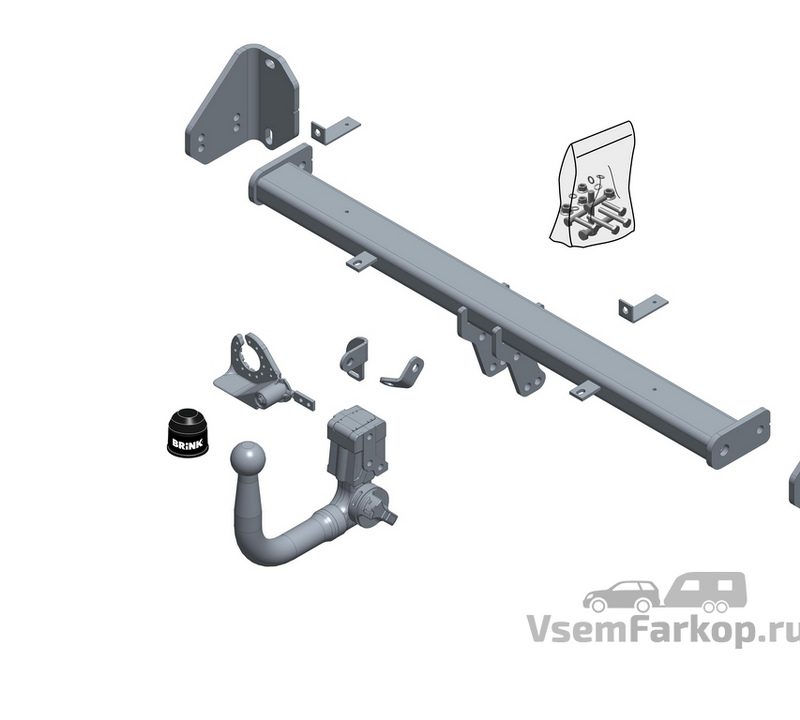 Фаркоп THULE BRINK 617900 BMW 2-Series F22 2014