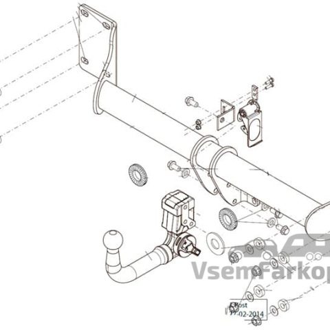 Фаркоп THULE BRINK 586900 BMW X6 F16 2014