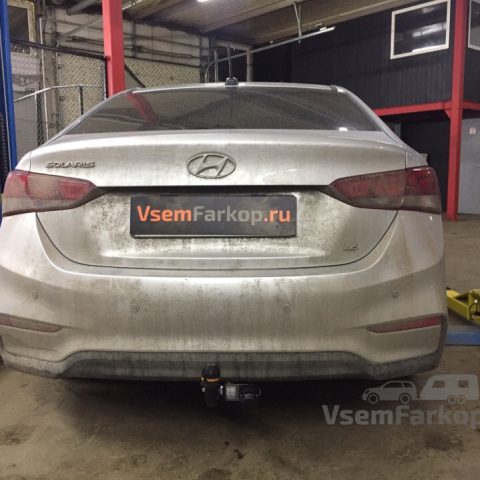 Фаркоп Лидер Плюс H228A Hyundai Solaris 2017