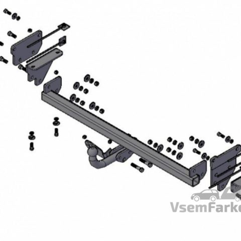 Фаркоп Трейлер 7722 Nissan Qashqai J11 2014
