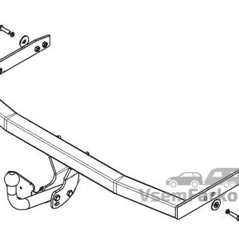 Фаркоп AvtoS SK04 Volkswagen Bora 1998