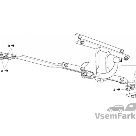 Фаркоп WESTFALIA 320059600001 Volvo V50 2004