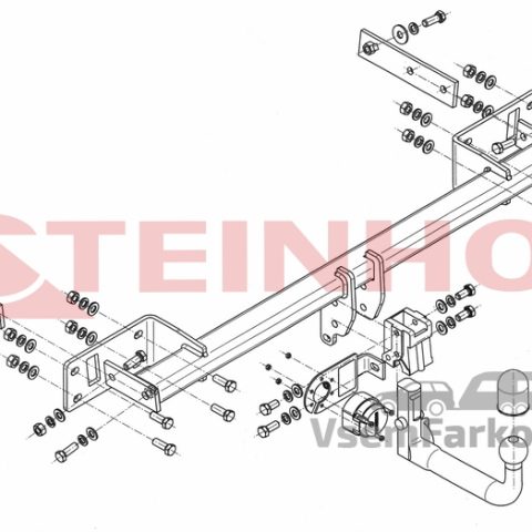 Фаркоп Steinhof M139 Mercedes GLA-Class X156 2014