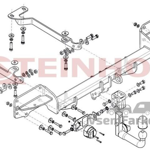 Фаркоп Steinhof L117 Land Rover Range Rover Sport 2013