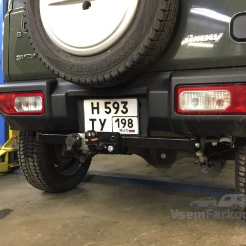 Фаркоп Лидер Плюс S407FC Suzuki Jimny 2018 — фото 3