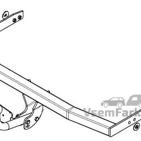 Фаркоп AvtoS SK04 Audi A3 1996