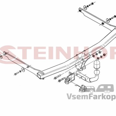Фаркоп Steinhof F229 Ford C-MAX 2003